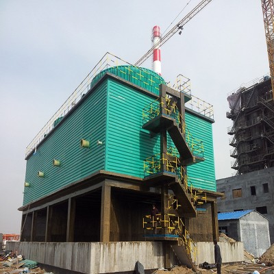 方形混凝土 机构逆流塔GFNS-3000四台 玻璃钢水箱